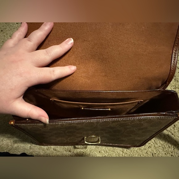 Coach Studio Monogram Canvas Shoulder Bag - Picture 2 of 6